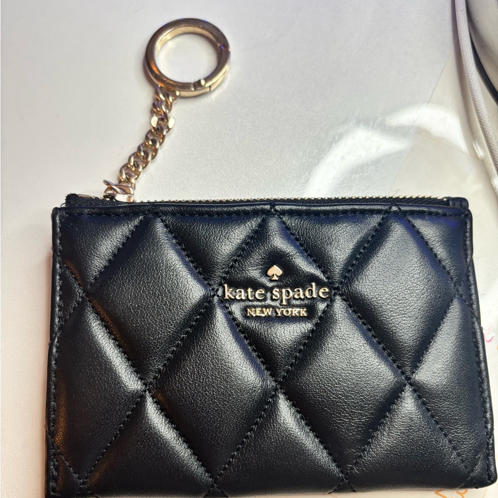 Kate Spade Black Quilted Wallet
